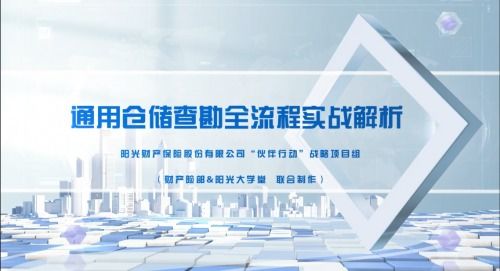 科技赋能，安全护航——阳光财险携手伙伴以信息技术共筑仓储安全新篇章